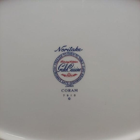 Noritake 7910 Coram 11" Oval Vegetable Bowl Gala Cuisine Pink Flowers - Picture 3 of 6